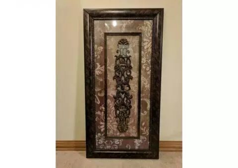 Decorative Framed Wall Hanging