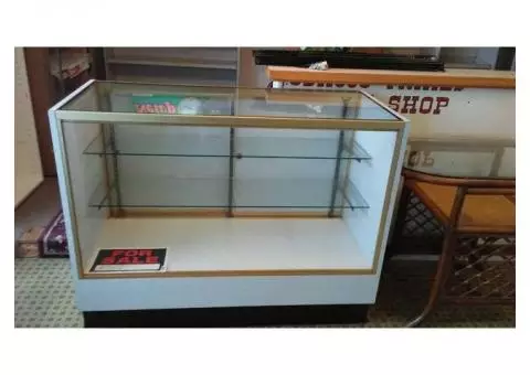 Store display cases.